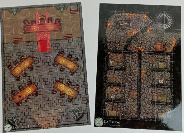 La Prison et la Salle du Trône - Battlemap