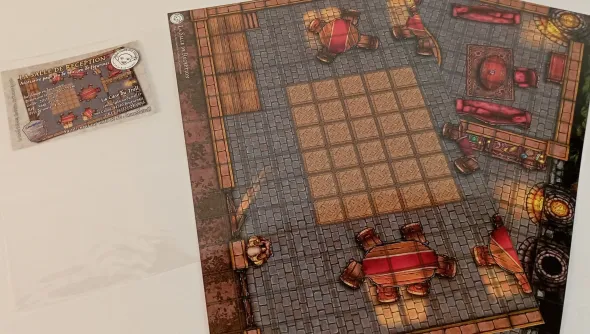 La Salle de réception - battlemap