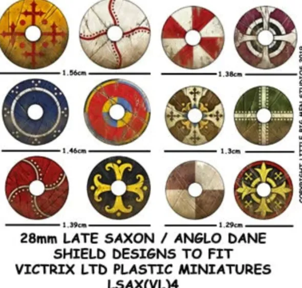 Late Saxon / Anglo Dane Shield Designs LSAX 4