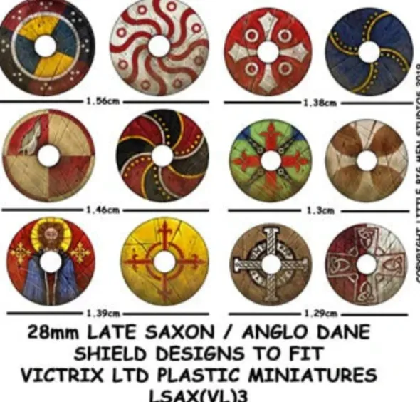 Late Saxon / Anglo Dane Shield Designs LSAX 3