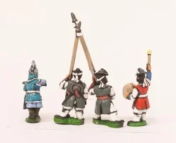 Late 16th Century Korean: Command - Officers, Standard Bearers and Drummers
