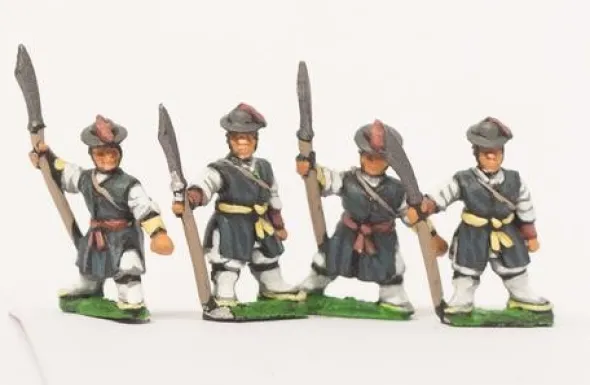 Late 16th Century Korean: Medium Infantry with Halberds