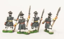 Late 16th Century Korean: Medium Infantry with Halberds