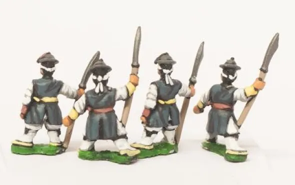 Late 16th Century Korean: Medium Infantry with Halberds
