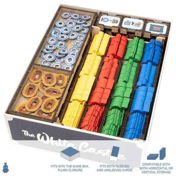 Le Château Blanc - Boîte de Rangement Dicetroyers Compatible