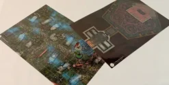 Le Cimetière et le temple souterrain - battlemap