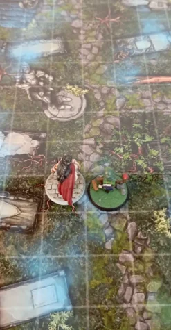 Le Cimetière et le temple souterrain - battlemap