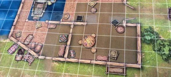 L'Entrepôt Fluvial - battlemap