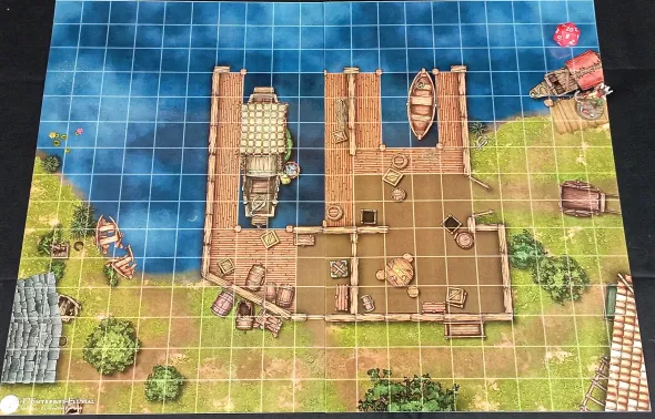 L'Entrepôt Fluvial - battlemap