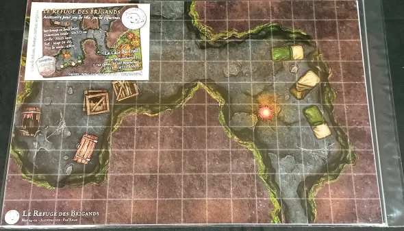 le Refuge des Brigands - battlemap