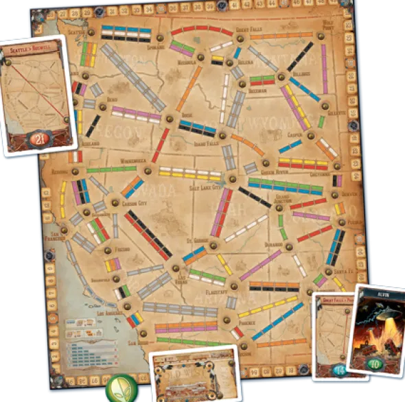 Les Aventuriers du Rail - France & Conquête de l'Ouest