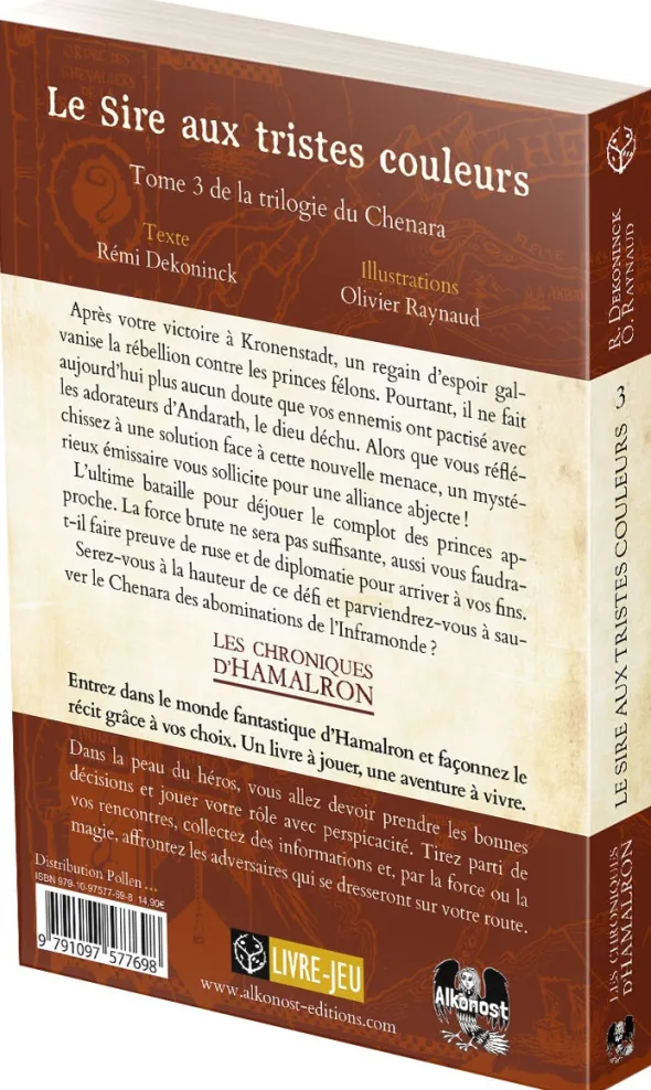 Les Chroniques d'Hamalron 3 - Le Sire aux Tristes Couleurs