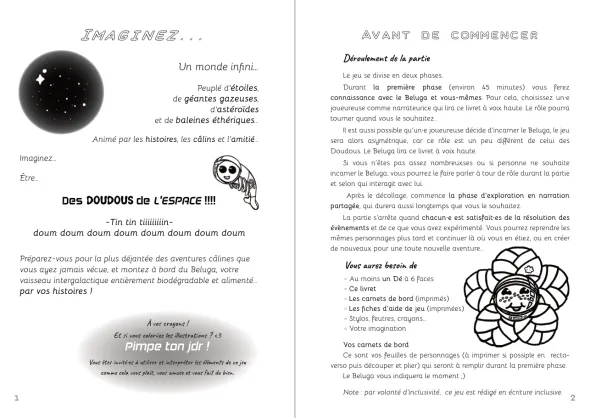 Les Doudous de l'espace - Livret de Règles
