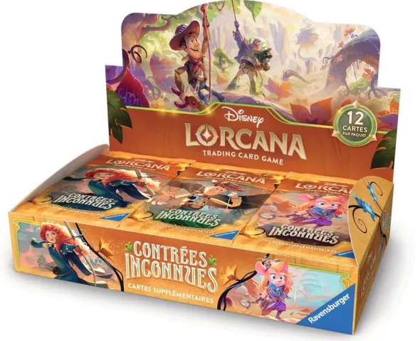 Lorcana - Boite de 24 Boosters Contrées Inconnues