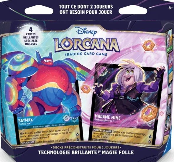 Lorcana - Coffret de Démarrage 2 Joueurs - Baymax et Madame Mime