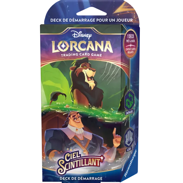 Lorcana - Deck de Démarrage Ciel Scintillant - Scar et Kronk