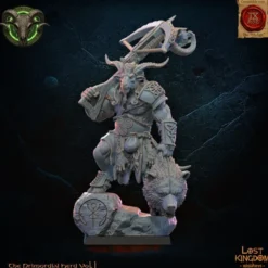 Lost Kingdom miniatures - Hardes bestiales - Chasseur homme-bête