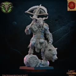 Lost Kingdom miniatures - Hardes bestiales - Chasseur homme-bête