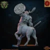Lost Kingdom miniatures - Hardes bestiales - Chef centaure
