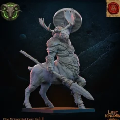 Lost Kingdom miniatures - Hardes bestiales - Chef centaure
