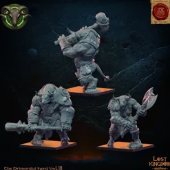 Lost Kingdom miniatures - Hardes bestiales - Minotaures