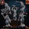 Lost Kingdom miniatures - Legion of Skulls - 10 Guerriers Loups avec Etat-Major