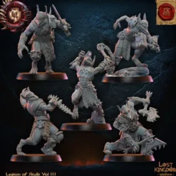 Lost Kingdom miniatures - Legion of Skulls - 10 Guerriers Loups