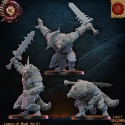 Lost Kingdom miniatures - Legion of Skulls - Bêtes Loups-Garous