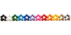 Lot de 10 meeples - Rouges