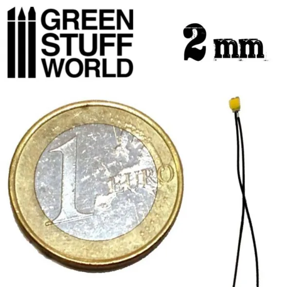 Lumières LED Vertes - 2mm