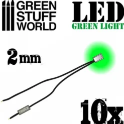 Lumières LED Vertes - 2mm