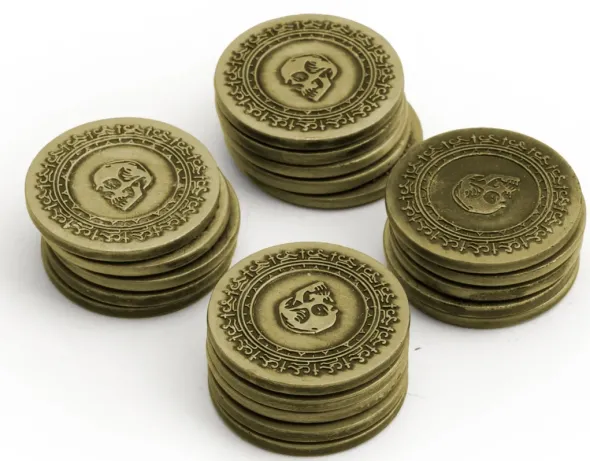Lying Pirates - Metal Coins Gold 20 pcs