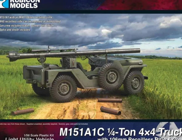 M151AC 4x4 Truck with 106m Recoiless Rifle