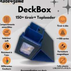 Made4game - DeckBox Commander 150+ avec Toploader