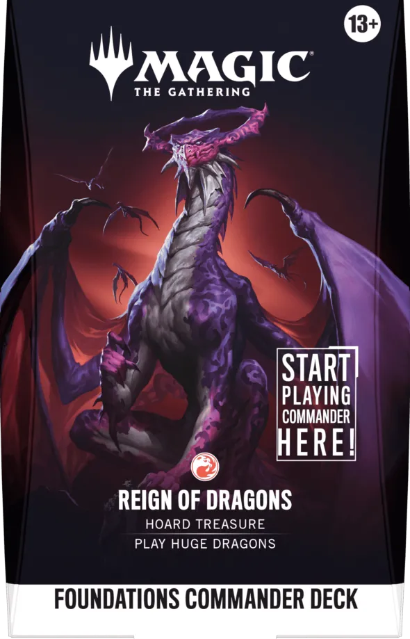 Magic: The Gathering - Foundations Commander Deck - Reign of Dragons