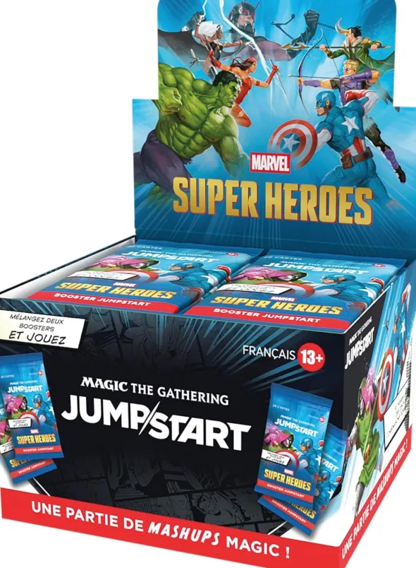 Magic: The Gathering - Marvel Super Heroes - Boite de 24 Boosters Jumpstart