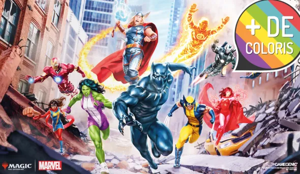 Magic: The Gathering - Marvel Super Heroes - Shiny Playmat