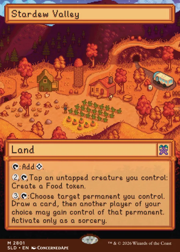 Magic the Gathering : Secret Lair x Stardew Valley