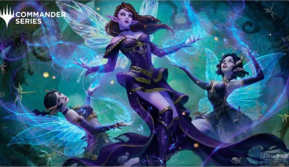 Magic: The Gathering: Stitched Edge Playmat: Alela