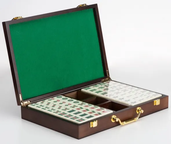 Mahjong - Boite bois