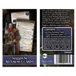 Maladum Dungeons of Enveron - Cartes de références
