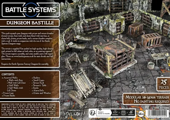 Maladum Dungeons of Enveron - Dungeon Bastille