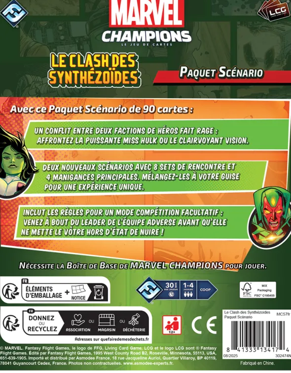Marvel Champions : Le Jeu de Cartes - Le Clash des Synthézoïdes