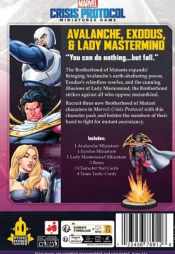 Marvel Crisis Protocol: Avalanche, Exodus & Lady Mastermind