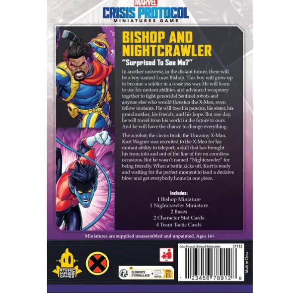 Marvel Crisis Protocol: Bishop & Nightcrawler