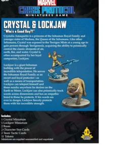 Marvel Crisis Protocol: Crystal and Lockjaw