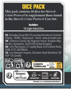 Marvel: Crisis Protocol - Dice Pack