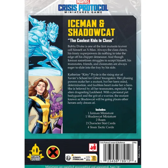 Marvel Crisis Protocol: Iceman & Shadowcat