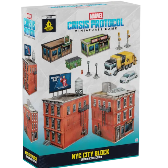 Marvel: Crisis Protocol - NYC City Block Terrain Collection