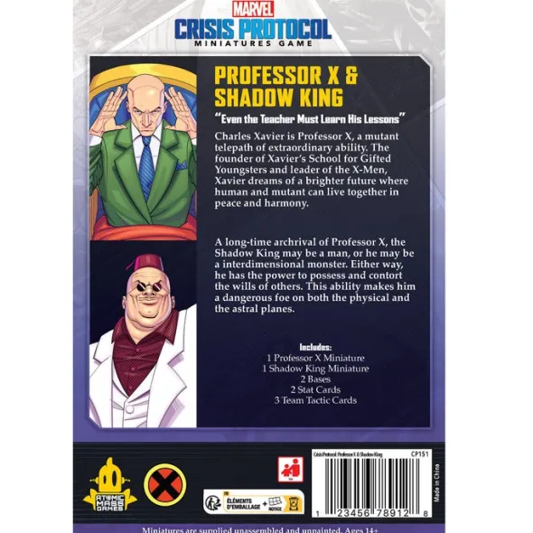 Marvel Crisis Protocol: Professor X & Shadow King